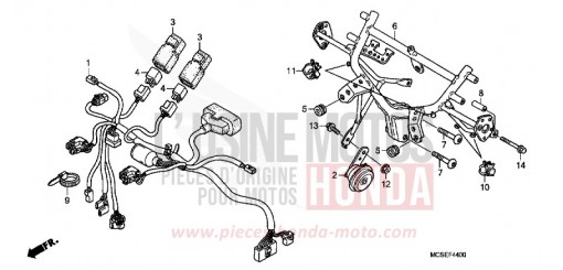 SOUTIEN DE CAPOT ST1300A9 de 2009